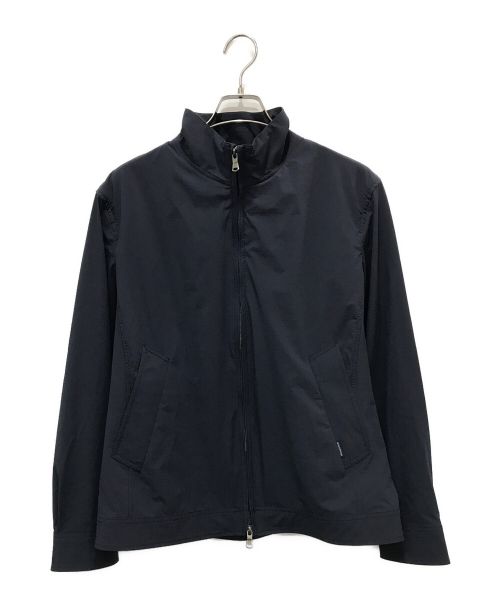 Aquascutum（アクアスキュータム）Aquascutum (アクアスキュータム) TEC.3 STRETCH HARRINGTON JACKET ネイビー サイズ:38 未使用品の古着・服飾アイテム