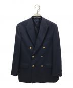 LANVIN COLLECTIONランバンコレクション）の古着「DAMIER PATTERN BLAZER」｜ネイビー