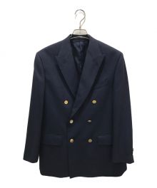 LANVIN COLLECTION（ランバンコレクション）の古着「DAMIER PATTERN BLAZER」｜ネイビー