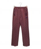 Needlesニードルズ）の古着「Track Pant Poly Jacquard Diamond」｜レッド