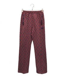 Needles（ニードルズ）の古着「Track Pant Poly Jacquard Diamond」｜レッド