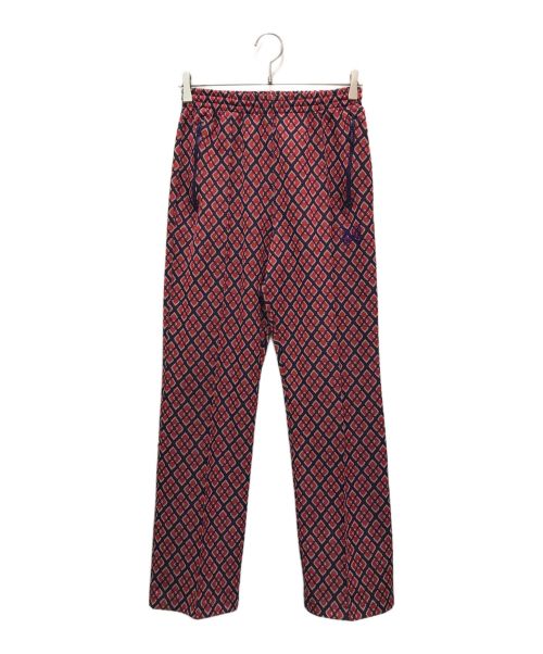 Needles（ニードルズ）Needles (ニードルズ) Track Pant Poly Jacquard Diamond レッド サイズ:XSの古着・服飾アイテム