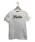 MADISON BLUE（マディソンブルー）の古着「HELLO CREW NECK TEE」｜ホワイト