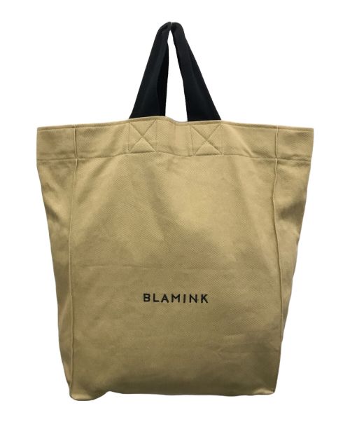 BLAMINK（ブラミンク）BLAMINK (ブラミンク) キャンバストートバッグ ベージュの古着・服飾アイテム