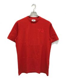 Y-3（ワイスリー）の古着「ロゴプリントTシャツ」｜レッド