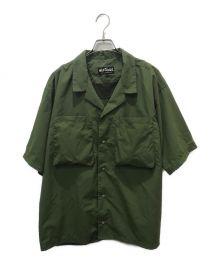 WILD THINGS（ワイルドシングス）の古着「SUPPLEX CAMP SHIRT」｜グリーン