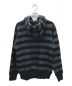 SUPREME (シュプリーム) Striped Pullover Hoodie ブラック×ネイビー サイズ:L：13000円