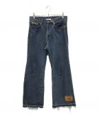 doubletダブレット）の古着「UPCYCLE ORIGINAL DENIM PANTS」｜ネイビー