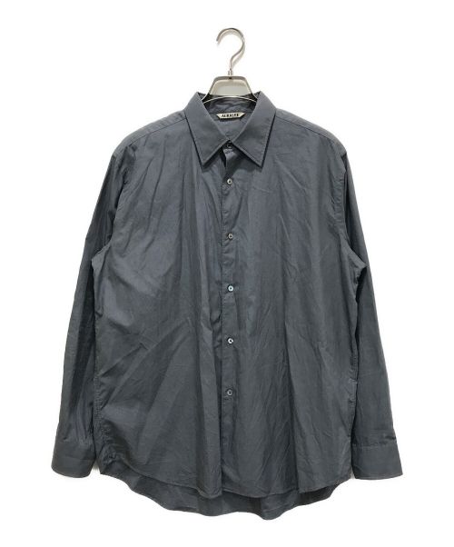 AURALEE（オーラリー）AURALEE (オーラリー) WASHED FINX TWILL BIG SHIRT グレー サイズ:4の古着・服飾アイテム