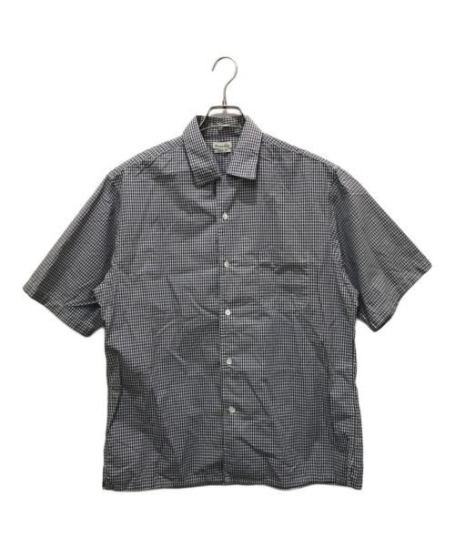 STEVEN ALAN（スティーブンアラン）STEVEN ALAN (スティーブンアラン) BUTTER OPEN COLLAR SHORT SLEEVE SHIRT-BOLD/シャツ ブルー サイズ:Mの古着・服飾アイテム