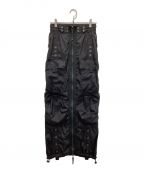 DIESELディーゼル）の古着「O-CREP MAXI SKIRT」｜ブラック