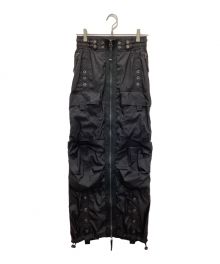 DIESEL（ディーゼル）の古着「O-CREP MAXI SKIRT」｜ブラック