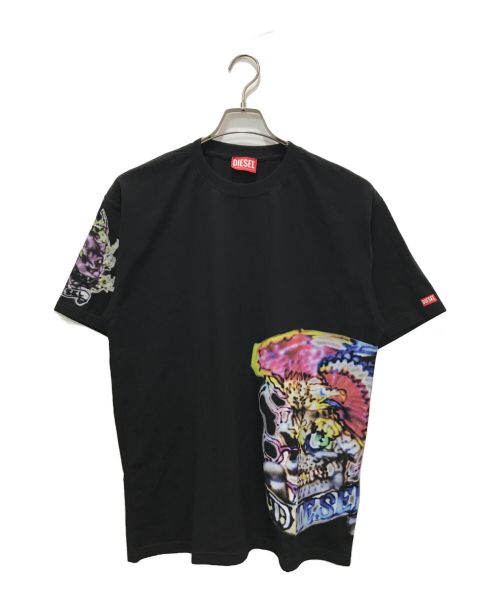 DIESEL（ディーゼル）DIESEL (ディーゼル) T-SHIRT `T-BOXT-Q14` ブラック サイズ:Sの古着・服飾アイテム