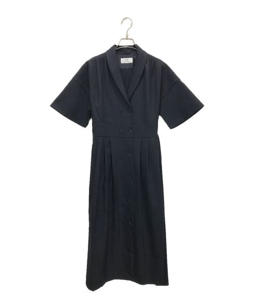 serizawa（セリザワ）serizawa (セリザワ) Kimono Dress - Short Sleeve ネイビー サイズ:FREEの古着・服飾アイテム