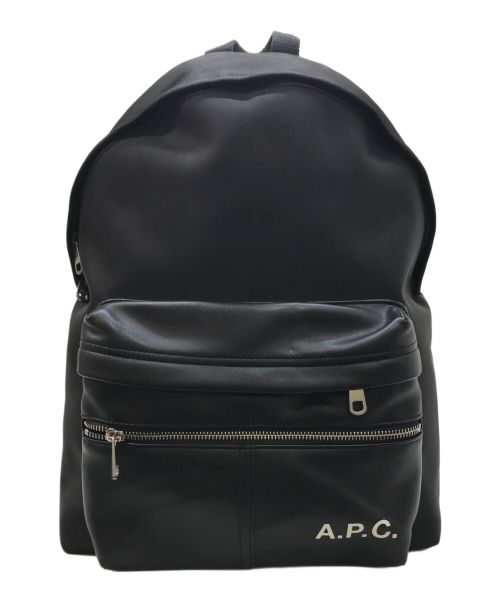 A.P.C.（アーペーセー）A.P.C. (アーペーセー) CAMDENリュックサック ブラックの古着・服飾アイテム