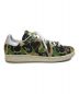 adidas (アディダス) A BATHING APE (アベイシングエイプ) Stan Smith Bape カーキ サイズ:26cm：9000円