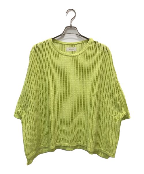 jieda（ジエダ）jieda (ジエダ) MESH OVER T-SHIRT イエロー サイズ:OSの古着・服飾アイテム