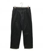 FARAHファーラー）の古着「Two-tuck Wide Tapered Pants」｜ブラック