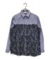 RED VALENTINO（レッドヴァレンティノ）の古着「LACE TRIMMED SHIRT」｜ブルー