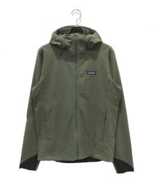 Patagonia（パタゴニア）の古着「R1テックフェイス フーディ」｜カーキ