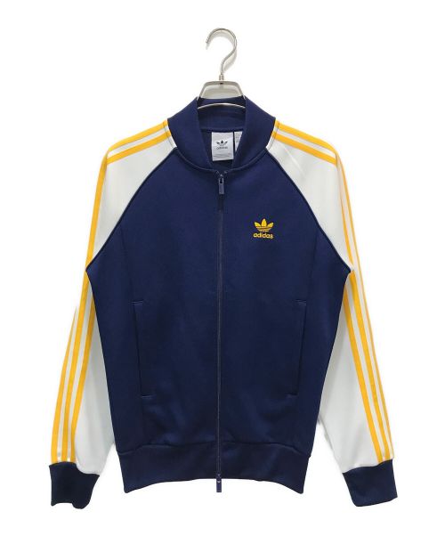 adidas（アディダス）adidas (アディダス) トラックジャケット ネイビー×ホワイト サイズ:Sの古着・服飾アイテム