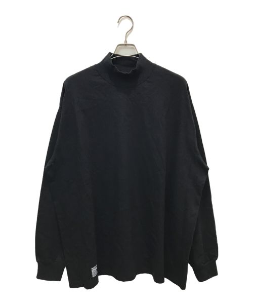 FreshService（フレッシュサービス）FreshService (フレッシュサービス) OVERSIZED L/S MOCK NECK TEE ブラック サイズ:Lの古着・服飾アイテム