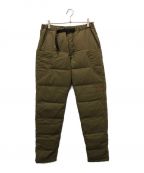 GRIP SWANYグリップスワニー）の古着「Fireproof Down Camp Pants 2.0 With Mobile Pocket Coyote BR」｜ブラウン