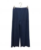 PLEATS PLEASE ISSEY MIYAKEプリーツプリーズ イッセイミヤケ）の古着「MONTHLY COLORS : JUNE PANTS」｜ネイビー