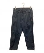 A BATHING APEアベイシングエイプ）の古着「ONE POINT RELAXED FIT CHINO PANTS」｜ブラック