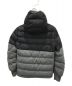 MONCLER (モンクレール) ダウンジャケット グレー×ブラック サイズ:SIZE 0：45000円