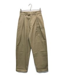 RHC Ron Herman（アールエイチシー ロンハーマン）の古着「tuck wide chino pants」｜ベージュ