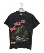 TULTEX×BUDWEISERタルテックス×バドワイザー）の古着「1996 FROGS & CROCODILETEE」｜ブラック