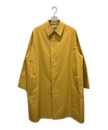 ANATOMICA（アナトミカ）の古着「SINGLE RAGLAN 1 VENTILE ステンカラーコート」｜イエロー