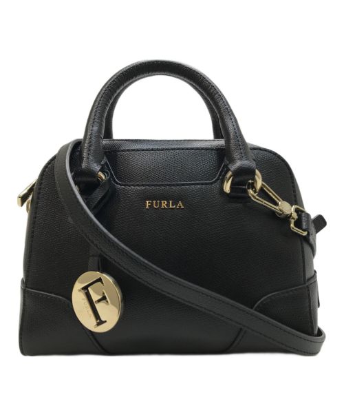 FURLA（フルラ）FURLA (フルラ) DOLLY/チャーム付き2WAYバッグ ブラックの古着・服飾アイテム