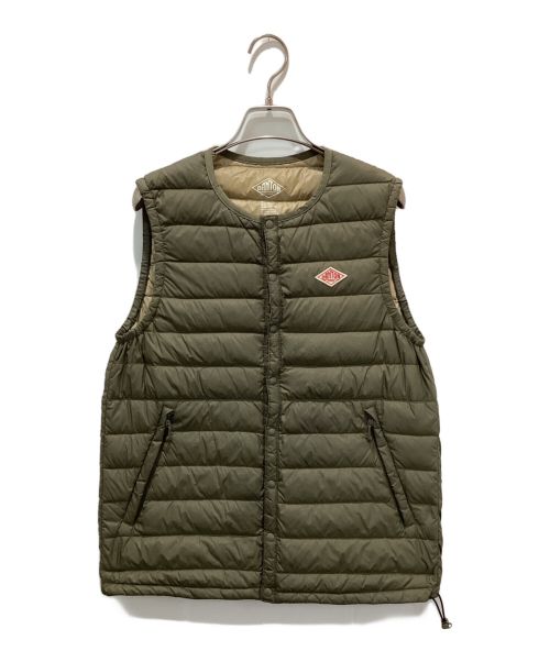 DANTON（ダントン）DANTON (ダントン) INNNER DOWN VEST カーキ サイズ:38の古着・服飾アイテム