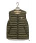 DANTON（ダントン）の古着「INNNER DOWN VEST」｜カーキ