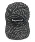 SUPREME (シュプリーム) Circles Jacquard Denim Camp Cap ブラック：8000円