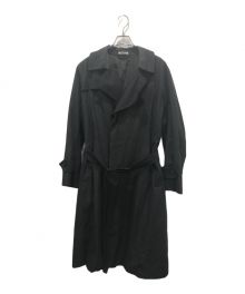 AURALEE（オーラリー）の古着「FINX CHAMBRAY TRENCH COAT」｜ブラック