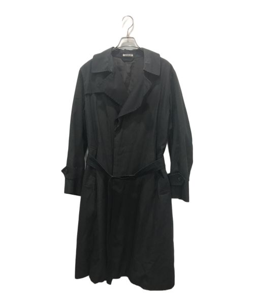 AURALEE（オーラリー）AURALEE (オーラリー) FINX CHAMBRAY TRENCH COAT ブラック サイズ:3の古着・服飾アイテム