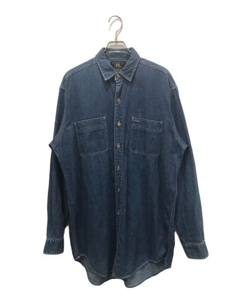 RRL（ダブルアールエル）RRL (ダブルアールエル) デニムシャツ インディゴ サイズ:Mの古着・服飾アイテム