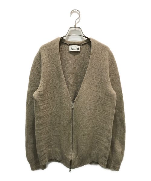 Maison Margiela 10（メゾンマルジェラ 10）Maison Margiela 10 (メゾンマルジェラ 10) ジップカーディガン ブラウン サイズ:Lの古着・服飾アイテム