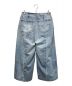 SEEALL (シーオール) reconstructed cropped wide denim ネイビー サイズ:M：9000円