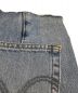 中古・古着 SEEALL (シーオール) reconstructed cropped wide denim ネイビー サイズ:M：9000円