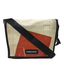 FREITAG（フライターグ）の古着「F14 Dexter Messenger BAG」｜ベージュ×レッド