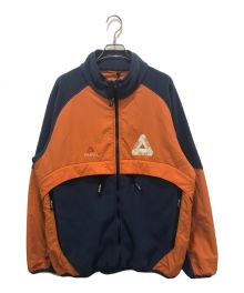 PALACE（パレス）の古着「POLARTEC SHELL JACKET」｜オレンジ×ネイビー