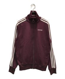 adidas（アディダス）の古着「トラックジャケット」｜ボルドー