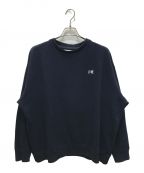 STARBRIDGEスターブリッジ）の古着「P.F.N.U Crew Neck」｜ネイビー