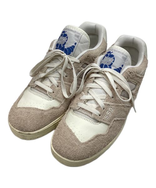 NEW BALANCE（ニューバランス）NEW BALANCE (ニューバランス) Aime Leon Dore (エメレオンドレ) スニーカー ブラウン×ホワイト サイズ:28.5cmの古着・服飾アイテム