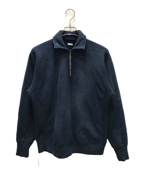 A.PRESSE（アプレッセ）A.PRESSE (アプレッセ) Vintage Half Zip Sweat shirt ネイビー サイズ:2の古着・服飾アイテム