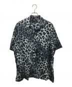 ROTT WEILERロットワイラー）の古着「R9 LEOPARD S/S SHIRT」｜ホワイト×ブラック